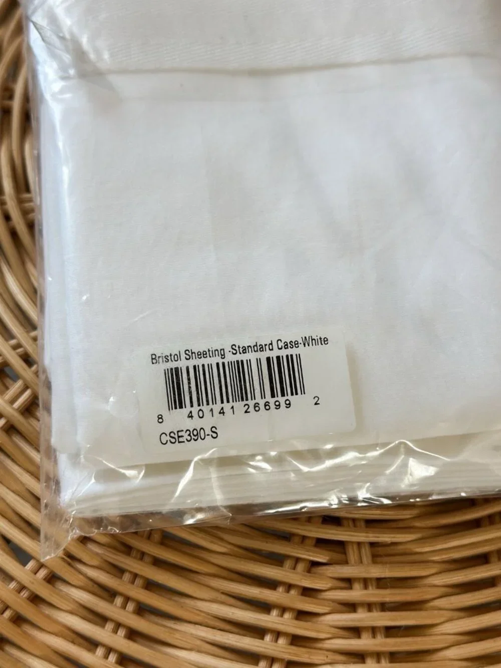 NEW Serena & Lily Bristol Standard Percale Pillowcases (Set of 2)-White